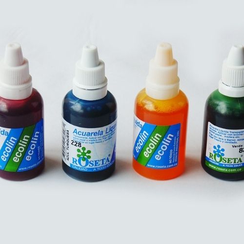 Acuarela Liquida Ecolín Roseta En Todos Los Colores - Imagen 8