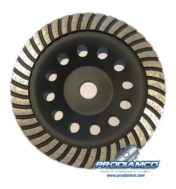 Copa Diamantada segmentada 7″ Destronque de Granito