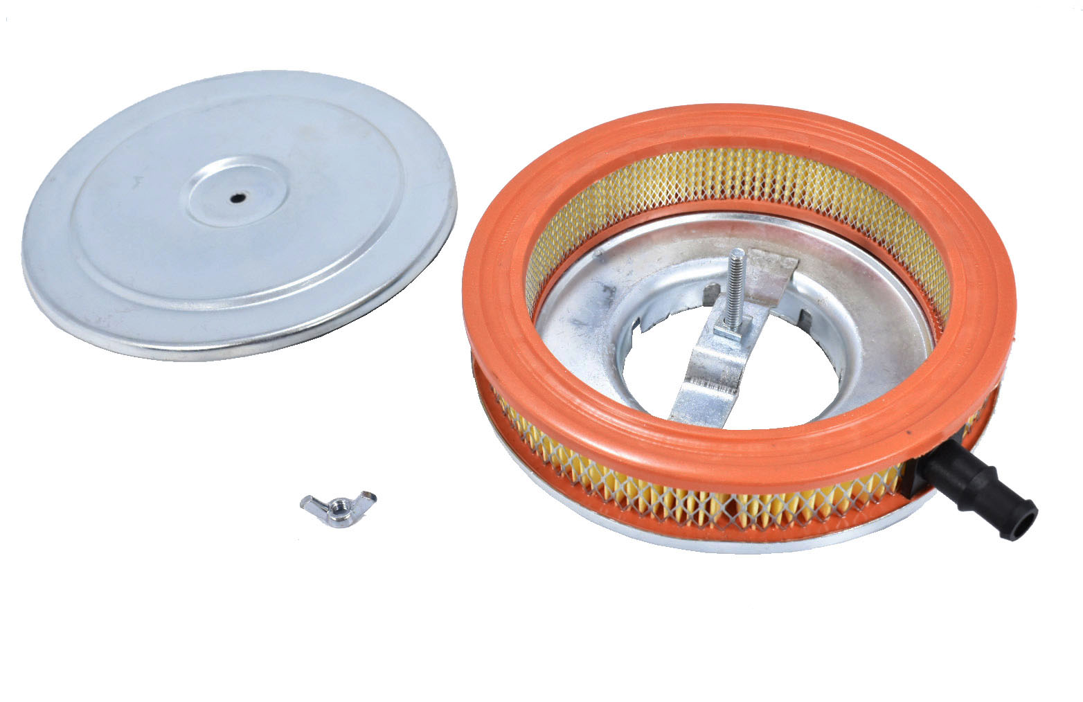 PN-318RPORTA FILTRO (PURIFICADOR) DE AIRE UNIVERSAL(8.5 CMS) AUTO Y PICK-UP TSURU 2 (B12) (88-91), HIKARY (88-92), SAMURAI (86-87), SAKURA (80-84) CON CARBURADOR DATSUN SEDAN, GUAYIN, NISSAN PICK-UP ESTAQUITAS, ICHI-VAN (84-96) 1.8 LITROS CON CARBURADOR HITACHI 2 GARGANTAS CON CARBURADOR HITACHI 2 GARGANTAS DIAMETRO BOCA: 3″ 1/8 mm (8.5 CMS), DIAMETRO PLATO SUPERIOR: 18 CMS, ALTURA PLATO SUPERIOR: 4 CMS ALTURA TOTAL: 6.5 CMS CROMADO DE AIRE SECO INCLUYE: FILTRO Y PORTA FILTRO - Imagen 4
