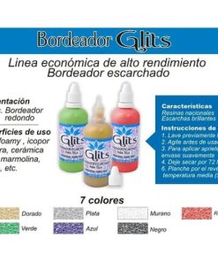 Alternative view of bordeador para tela, escarchado Bordaliquido