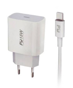 Alternative view of Cargador + Cable Tipo C Tranyoo Qc 3.0 18w Blanco