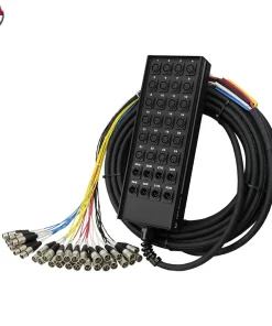 Alternative view of Snake Medusa 24 Xlr a 8 Xlr 30 Metros Soundking AH106-50M