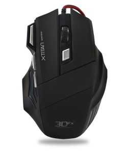 Mouse Gamer 3dfx Xtitan Professional 3200dpi Negro